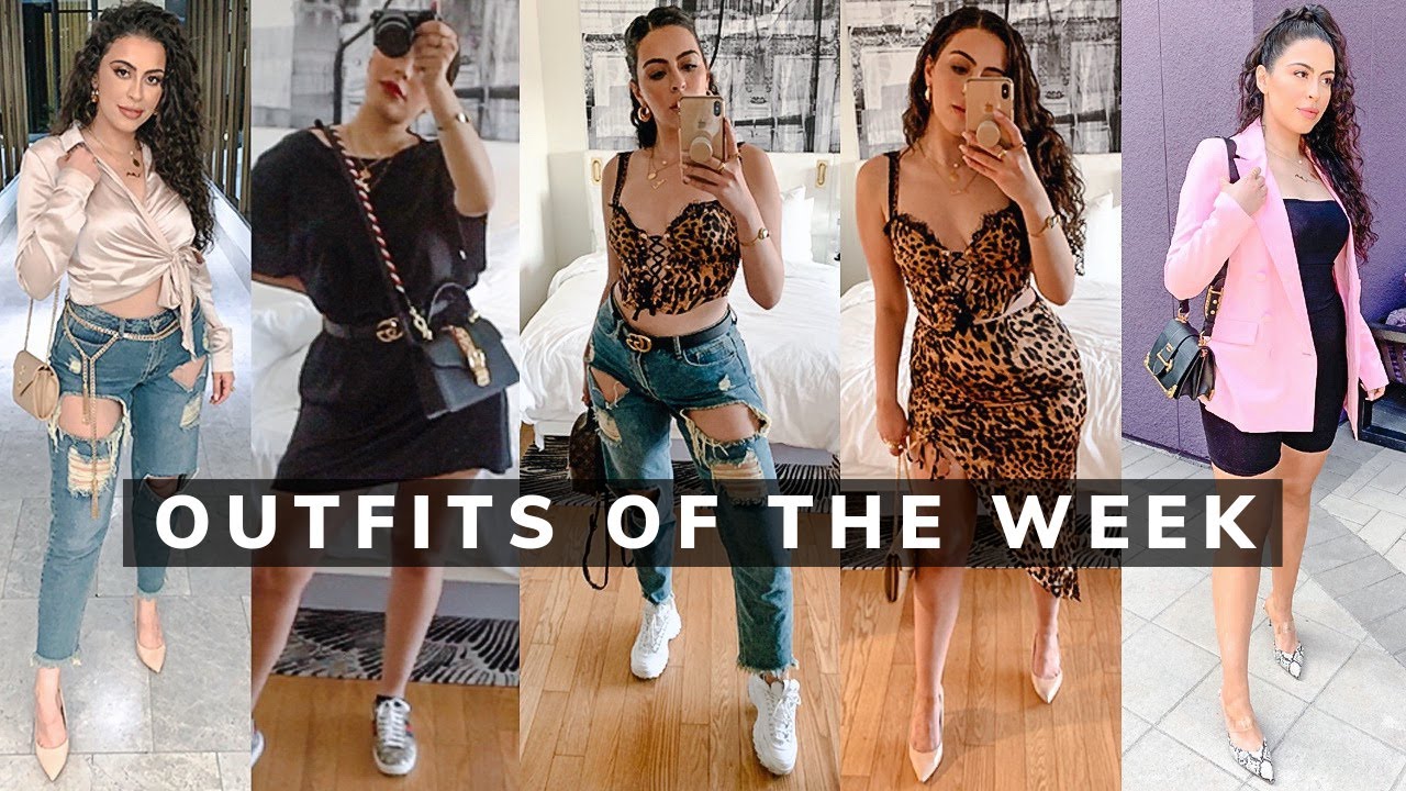 WHAT I WORE IN A WEEK | DAY TO NIGHT OUTFITS!!