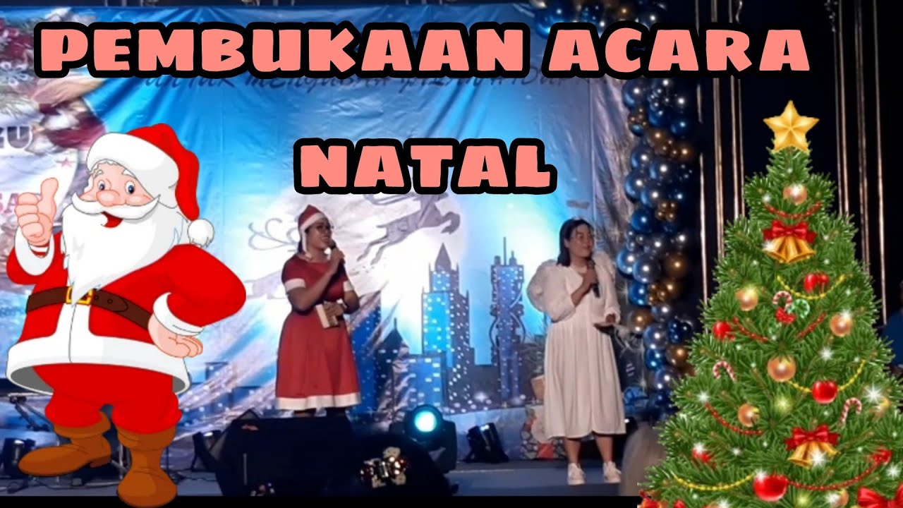 Pembukaan Acara Natal Sekolah Minggu Glow Makassar.