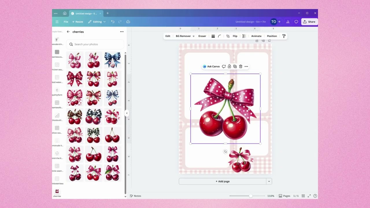 Creating a Notepad in Canva!