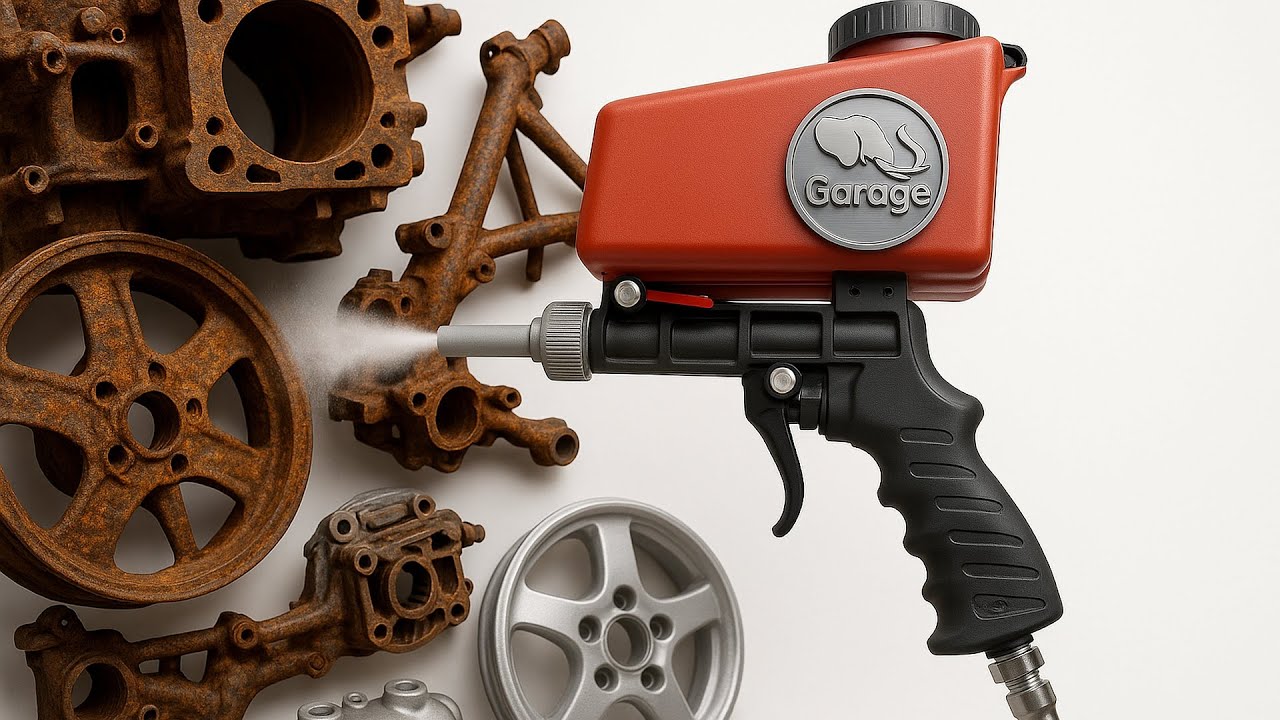 How good is manual sandblasting?We assemble and test the small manual sandblasting gun /rust removal