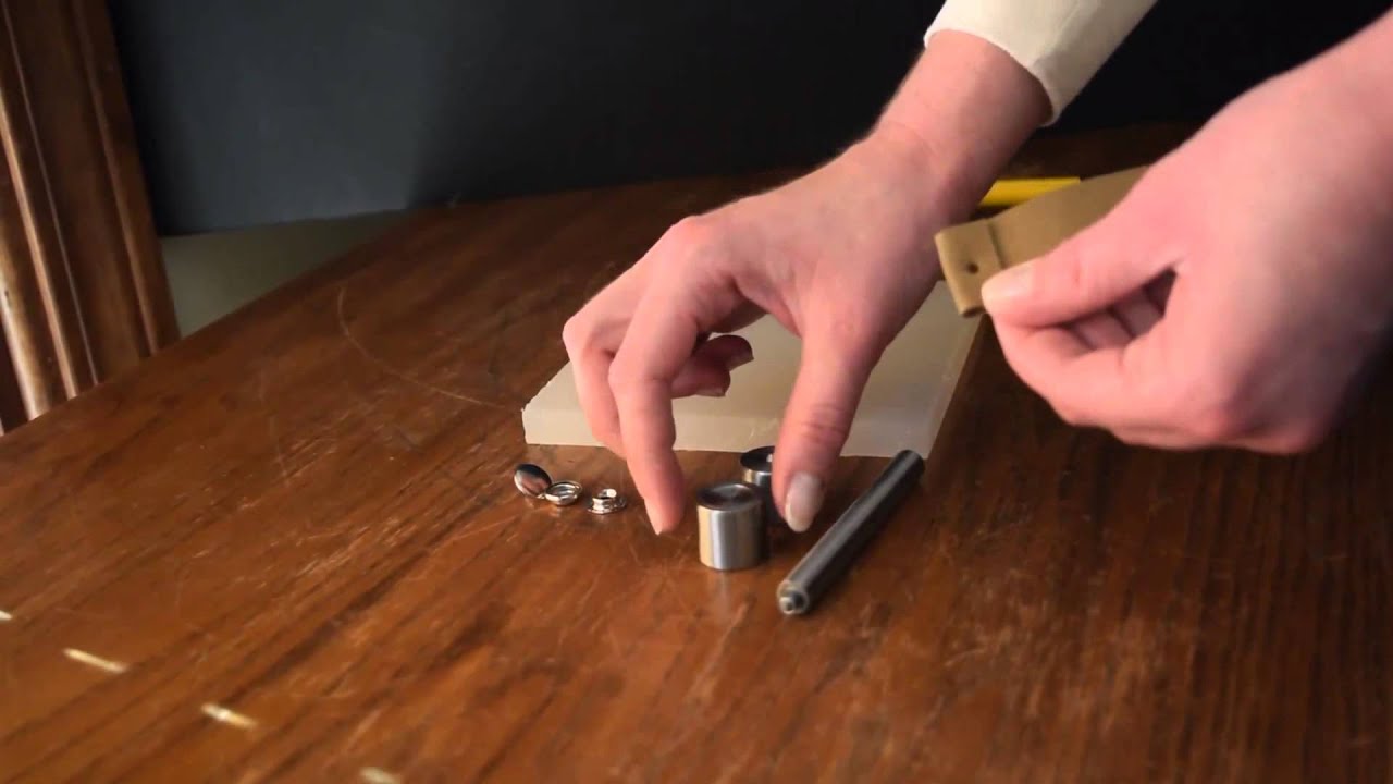 How to set a press snap using a hand tool DIY