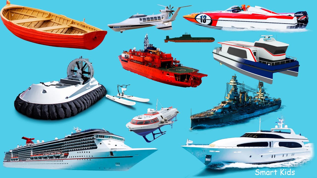 🚢 Learn Boat & Ship Names in Ukrainian | 34 Watercraft with Audio