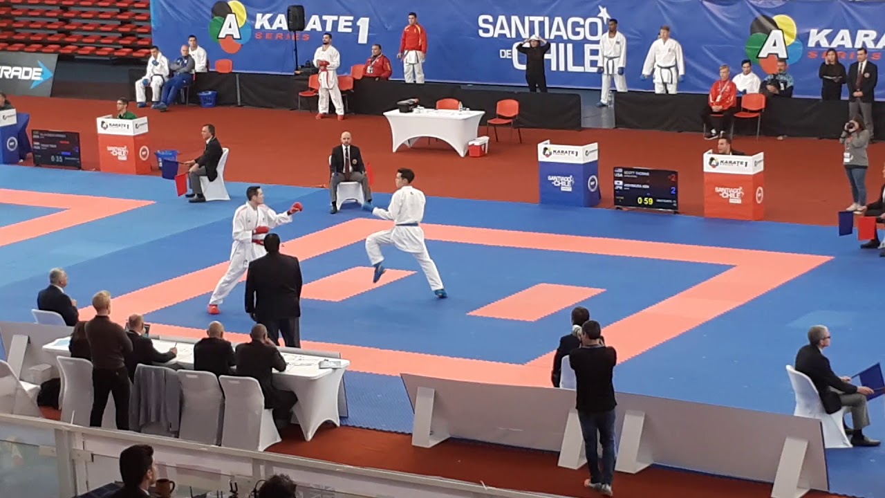 Tom Scott (USA) VS Ken Nishimura (JPN) Serie A Santiago de Chile 2018.