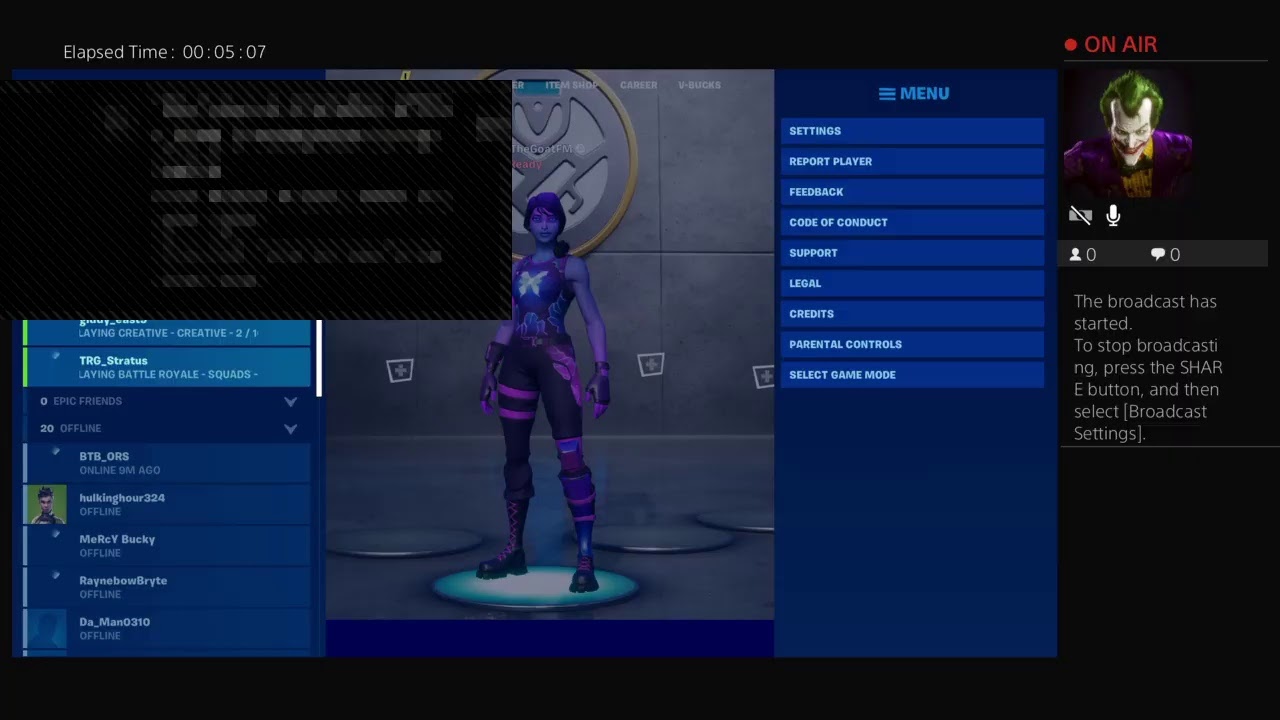 JustTheGoatFM's Live PS4 Broadcast