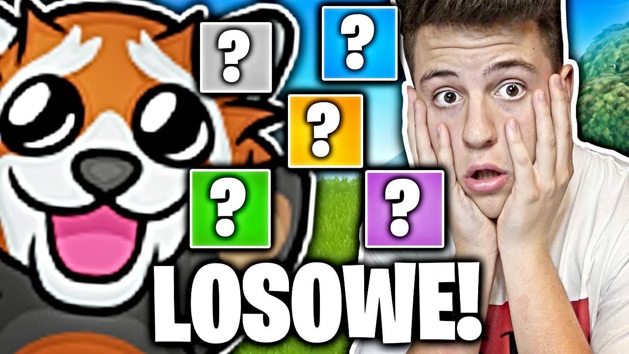 LOSOWY EKWIPUNEK Z EWRONEM FORTNITE CHALLENGE
