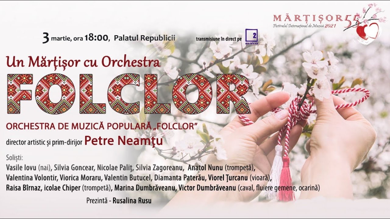 Mărțișor 2021. Un Mărțișor cu Orchestra &bdquo;FOLCLOR&rdquo;