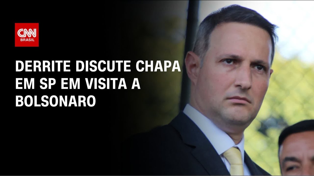 Eleições: Derrite discute chapa em São Paulo em visita a Bolsonaro | CNN 360º