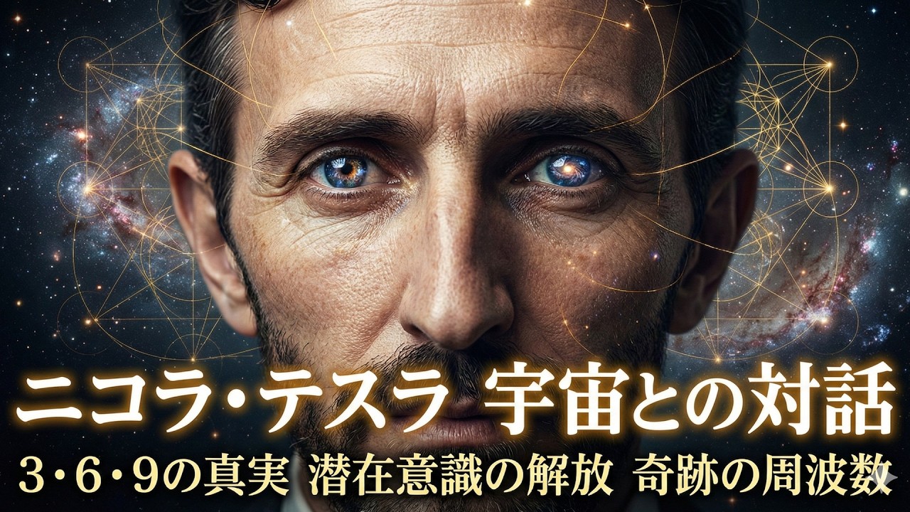 【枕元で流して眠りなさい】「宇宙を繋ぐ見えない絆」テスラが語った孤独と一体感 テスラが孤独な研究の中で見出した「私たちは星々と見えない糸で結ばれている」【ニコラ・テスラ】寝ながら/睡眠/周波数/偉人