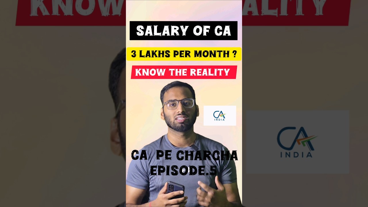 CA Salary Reality 😳 | How Much Does a Chartered Accountant Actually Earn? CA Pe Charca Ep.5
