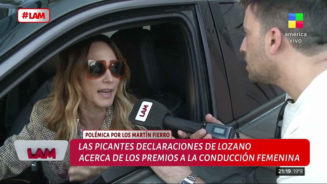 💣 VERO LOZANO FURIOSA POR LOS GANADORES DE LOS MART&Iacute;N FIERRO: 