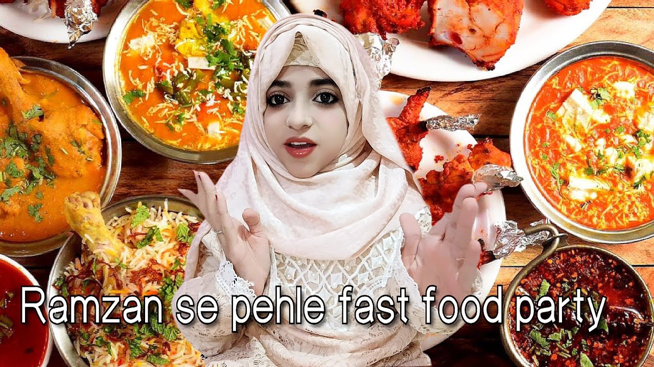 Ramzan se pehle fast food party 😍🥪🍔🌯 || Bazaar ki roneke || special new vlog || party with family 🥰