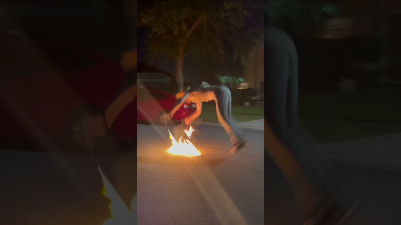 FIRE BACKFLIP 🔥