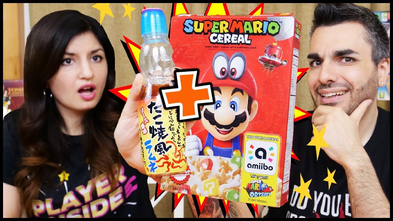 ASSAGGIAMO LA BIBITA AL POLPO CON I CEREALI DI SUPER MARIO
