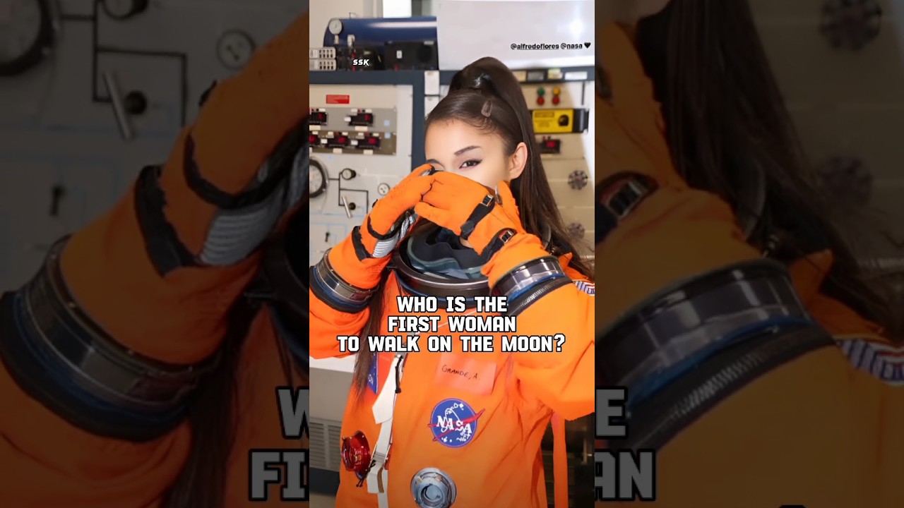 First woman to walk on the Moon👩&zwj;🚀👩&zwj;🚀👩&zwj;🚀#moon #space #firstwoman #neilarmstrong #chandrayaan3 #facts