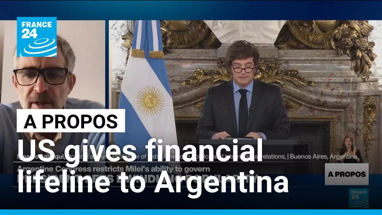 US buys Argentine pesos, finalises $20 billion currency swap framework &bull; FRANCE 24 English