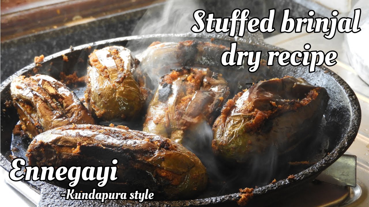 ennegayi recipe | stuffed brinjal dry recipe| badanekai yennegai |feel the food