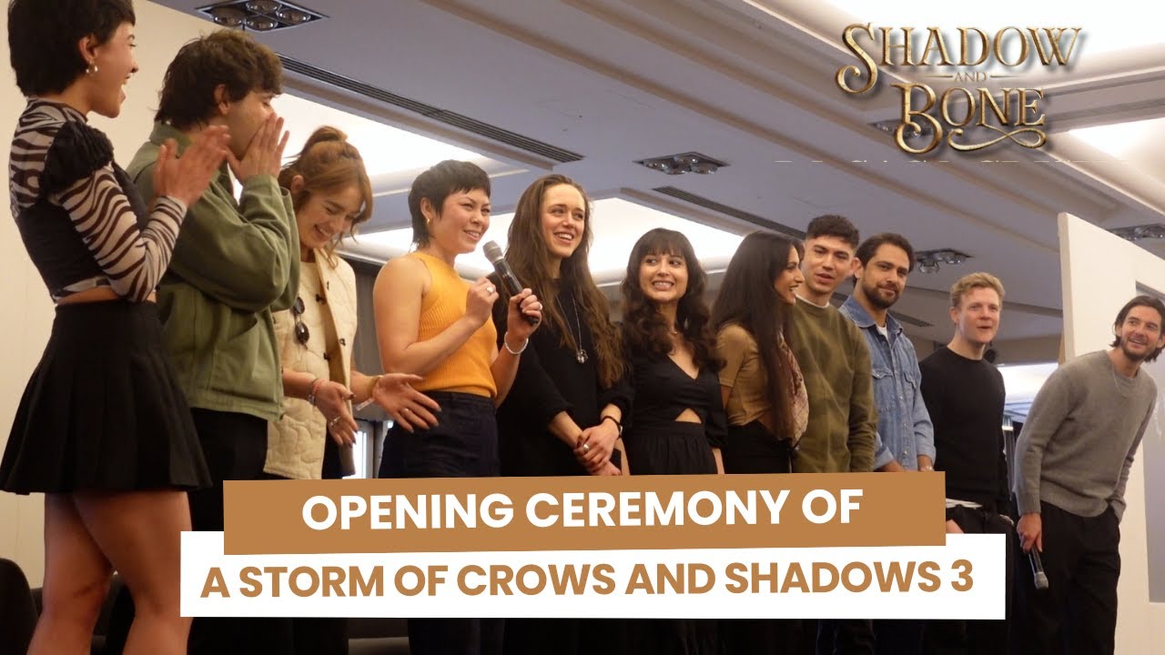 Opening ceremony of A Storm of Crows and Shadows 3 with the cast of Shadow and Bone