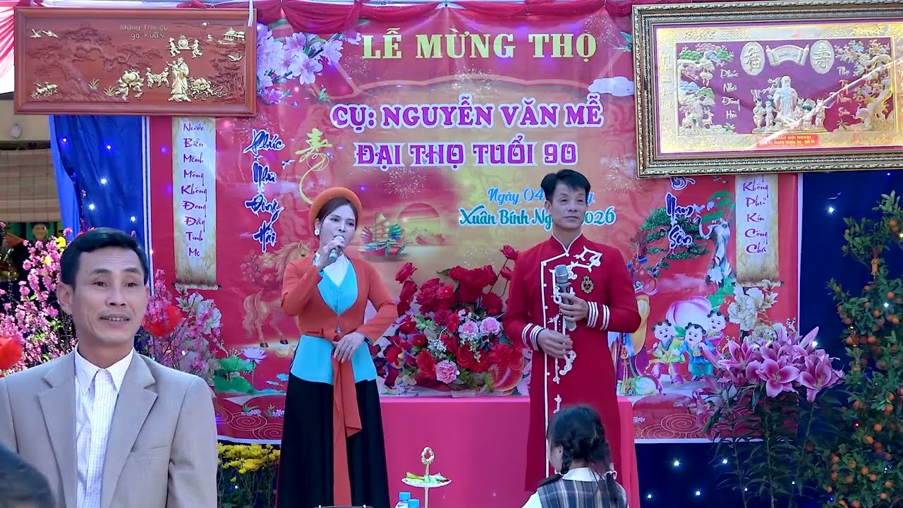 Đại thọ tuổi 90 của cụ ông thôn Đông Tảo