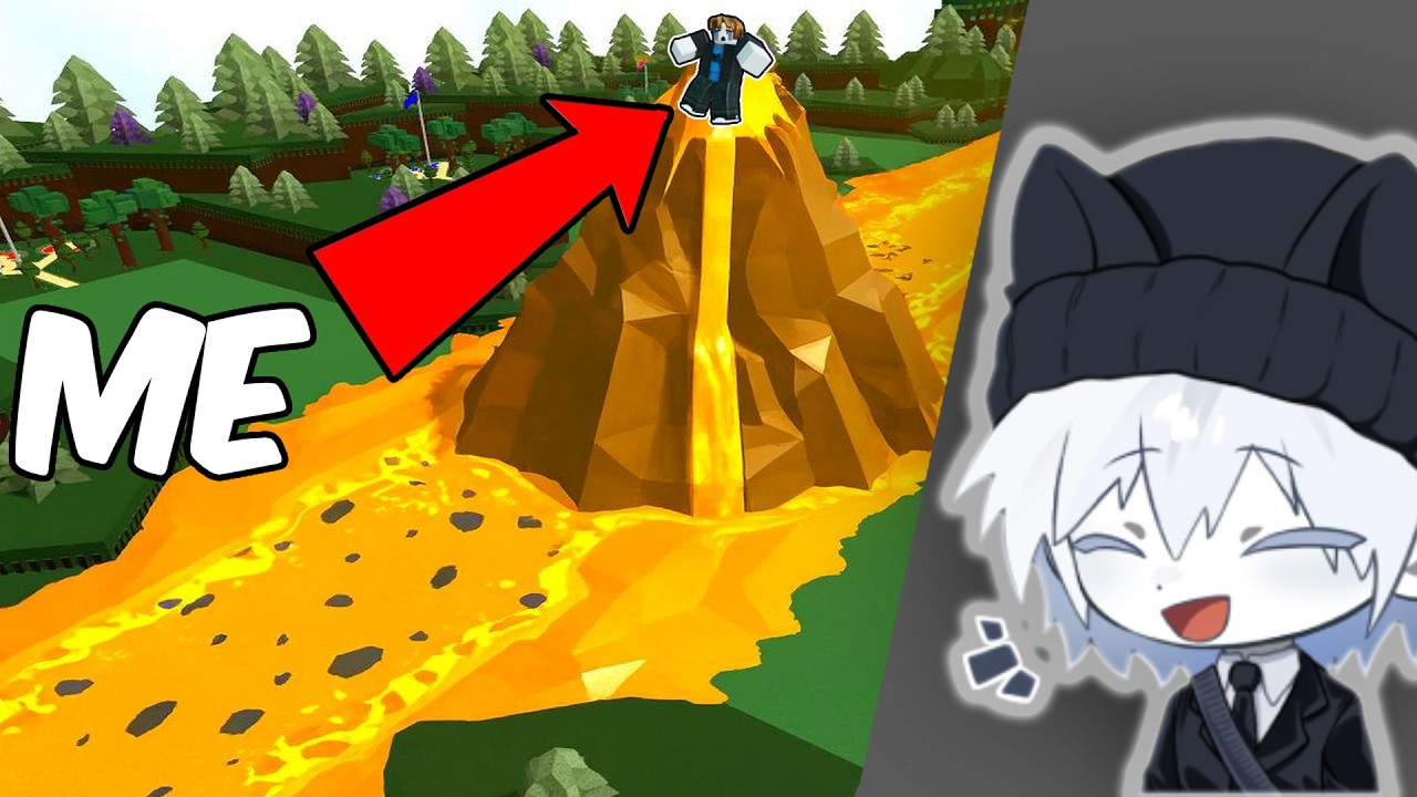 Building The BIGGEST Volcano In Roblox (Roblox Build A Boat For Treasure)