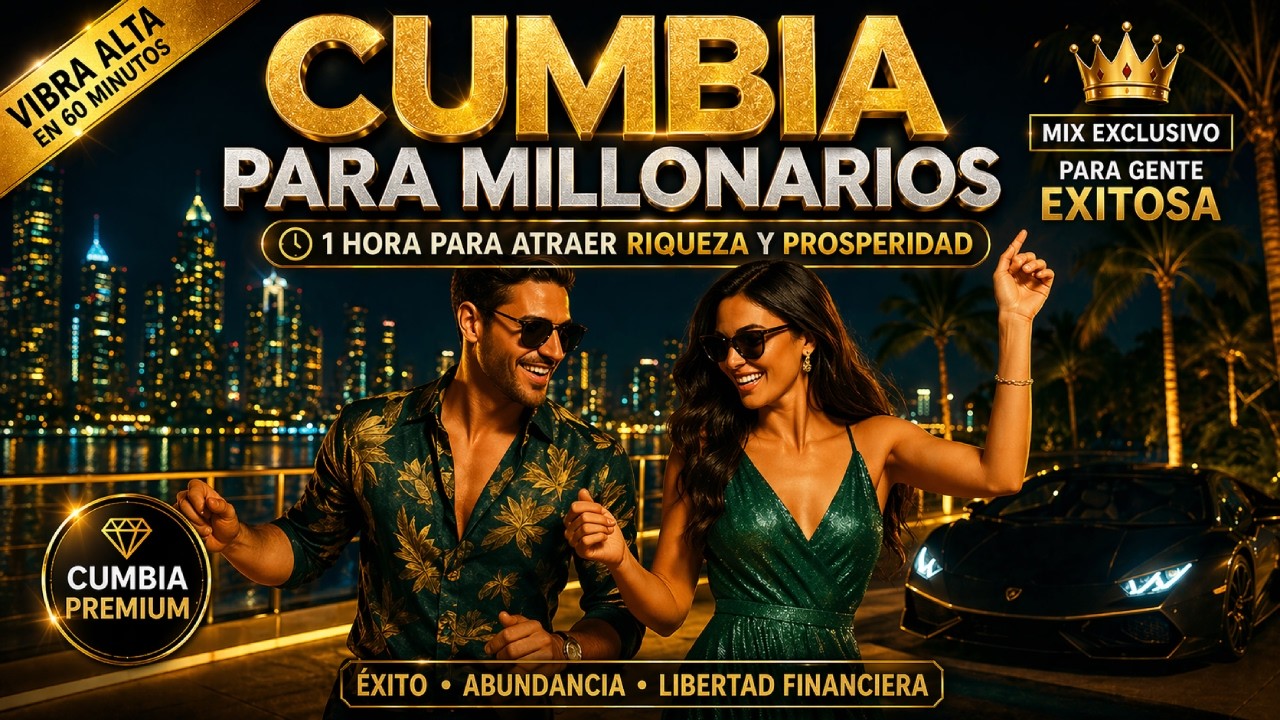 CUMBIA para Atraer ABUNDANCIA | 1 Hora de Música para Manifestar DINERO, RIQUEZA y ÉXITO