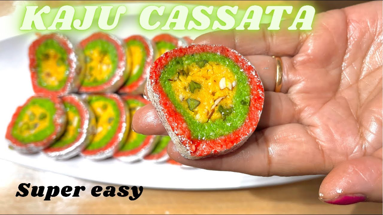 Kaju Cassata | Kaju Katli | Kaju Barfi | Kaju Sweets for festivals