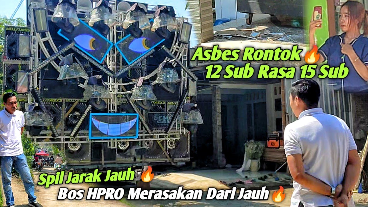 EDAN🔥BREWOG GENK Ngamuk Di Ngagel Pati Jatuhkan ASBES - HPRO AUDIO 12 Sub Rasa 15 Sub
