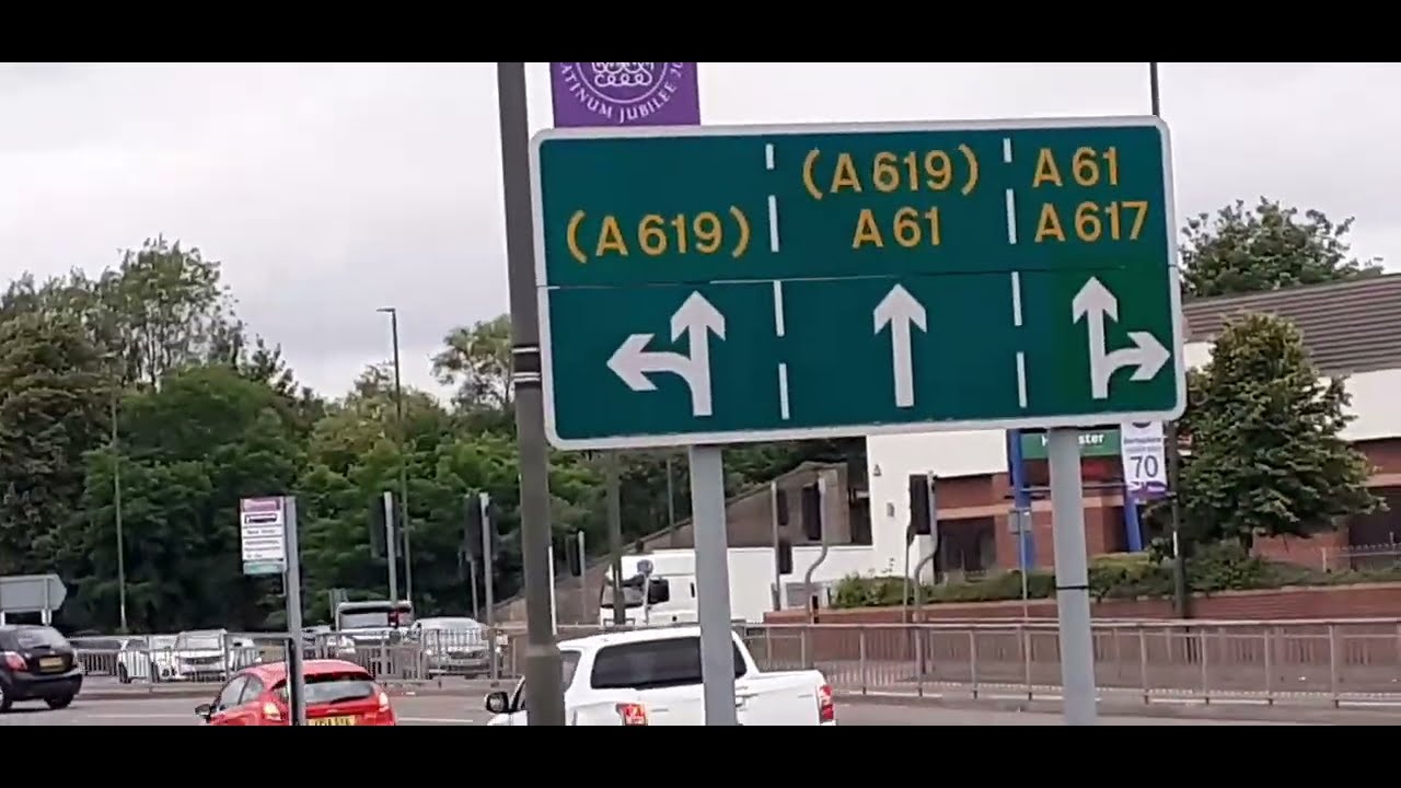 Hornsbridge Roundabout Chesterfield.