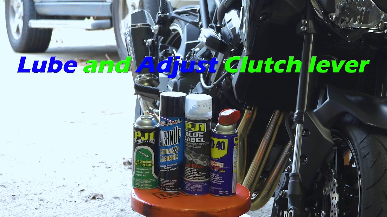 Lube and Adjust Z900 clutch cable