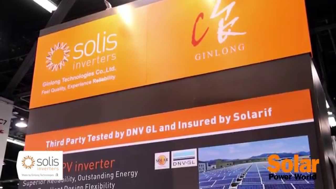Ginlong shows off solar inverters at SPI 2015