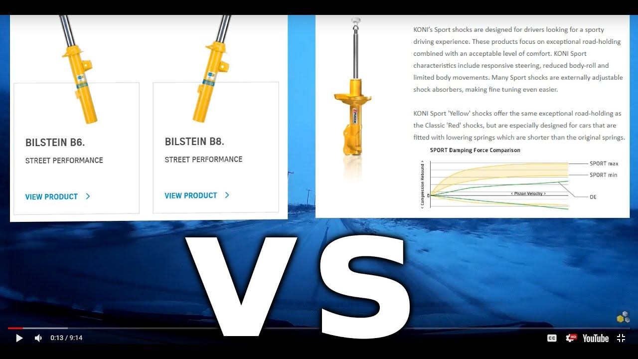 Bilstein против Koni — в чём разница? (Sport Shocks)