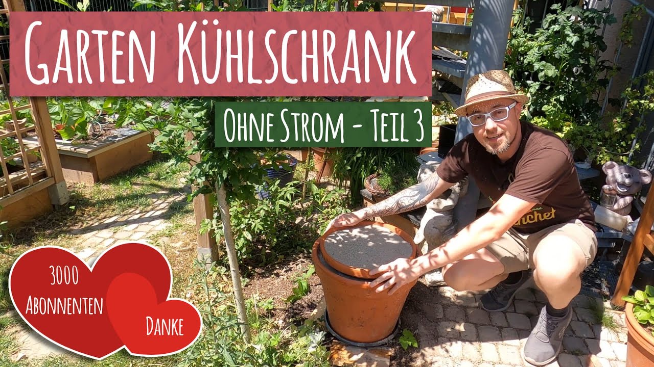 Garten Kühlschrank ohne Strom selber bauen ❄️ Teil 3 Verdunstungskühler DIY Kühlschrank Bauanleitung