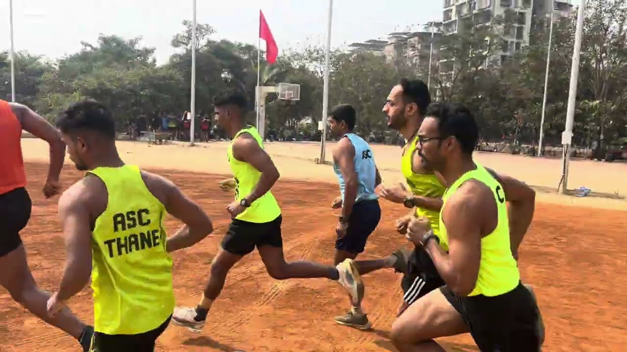  Police Bharti 1600m Running in 5:00 Minutes! 👮‍♂️ ASC Academy Thane City,5 Minutes me kaise ? 🏃‍♂️