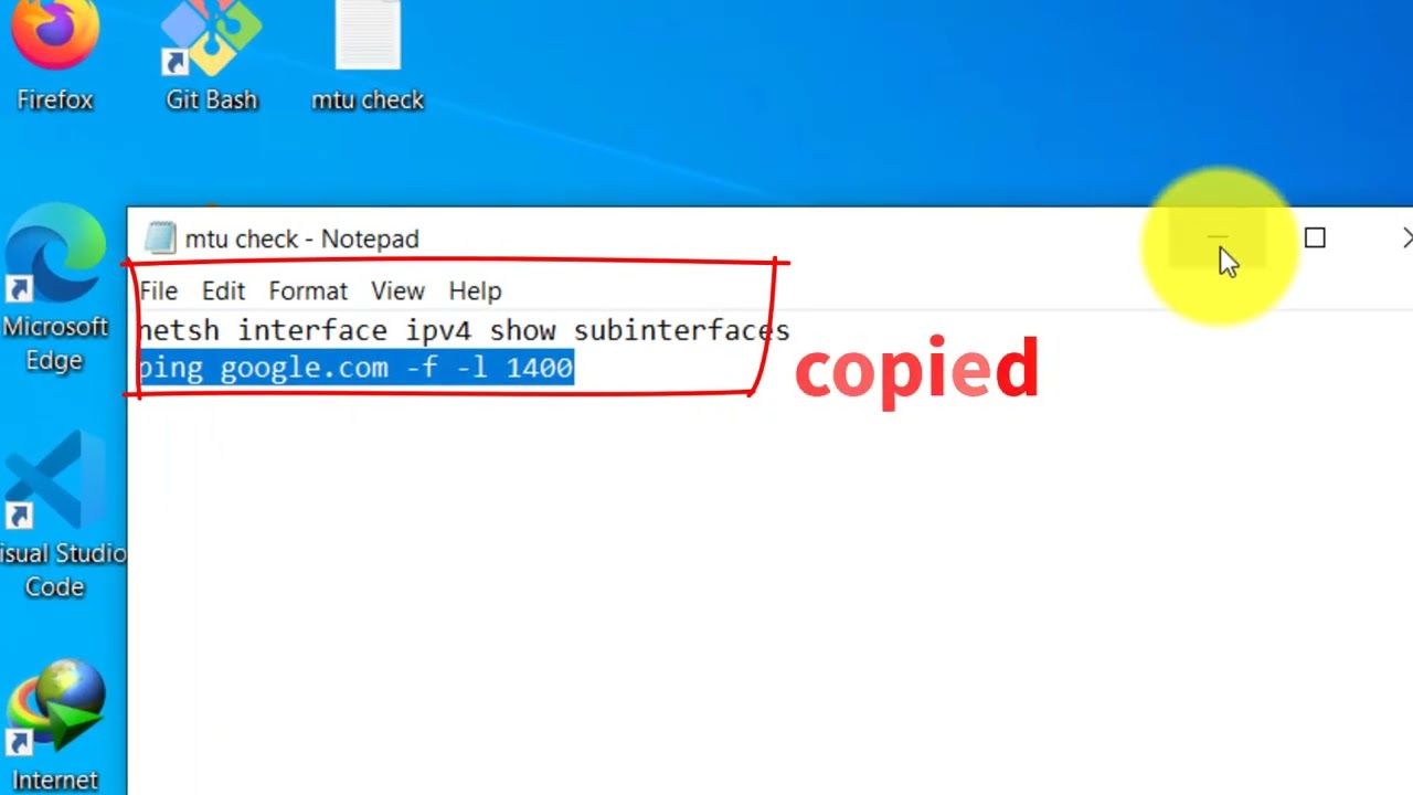How to check if MTU is correct?