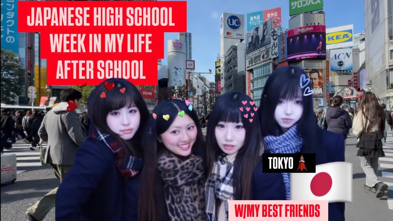 AFTER SCHOOL LIFE IN JAPAN W MY BESTIES 