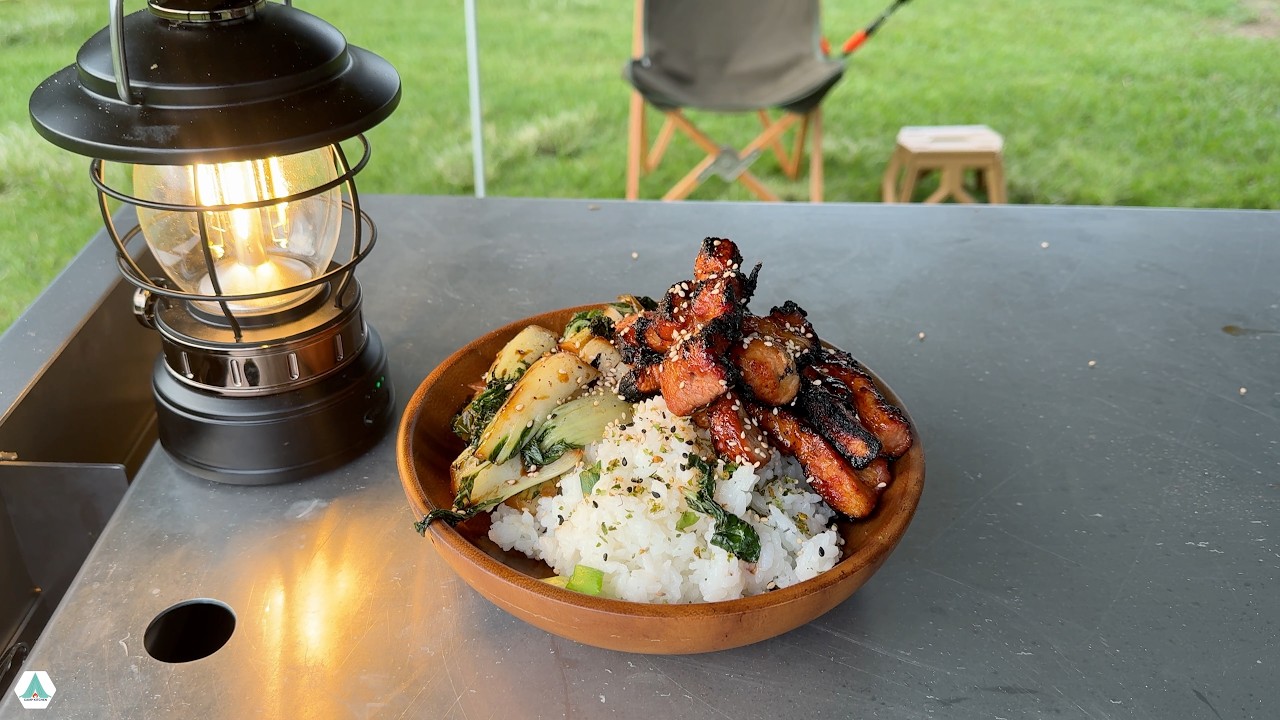 Korean Pork Skewers Hibachi Style | Mountain Hills Camp