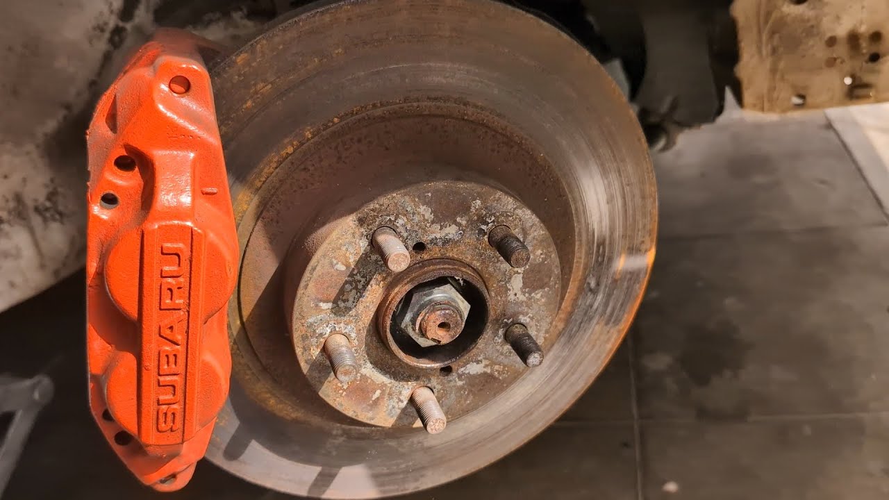 Subaru GC8, GF8, GF4 Front Brake Pad Replacement