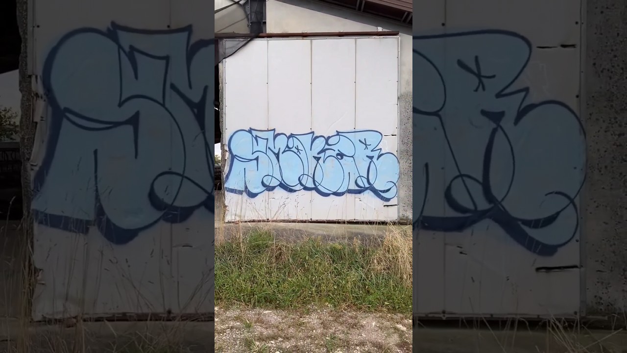 БЕЗУМНОЕ ГРАФФИТИ ИЗ ОДНОЙ СТРОКИ 😳 #graffiti #graffitiart #shorts