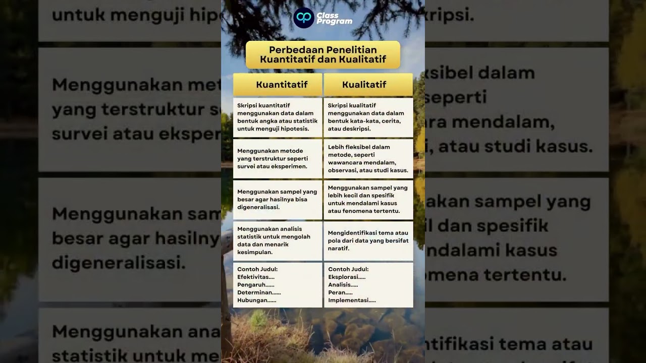 Perbedaan penelitian kuantitatif dan kualitatif