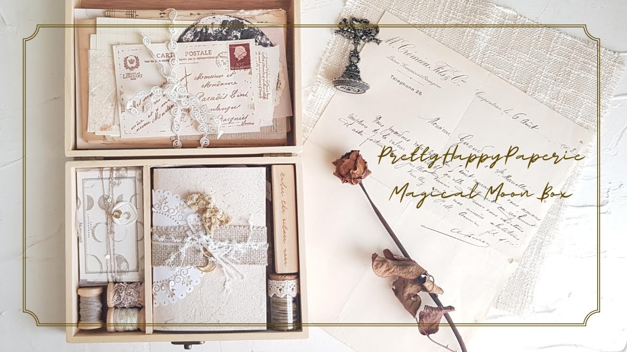 Pretty Happy Paperie | Magical Moon Box Stationery Box