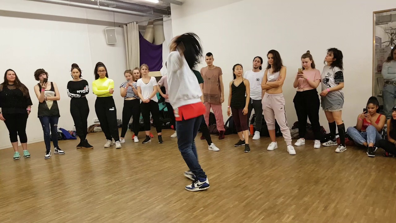 Les Twins Berlin workshop Motions studio april 2019  Laurent freestyle 2