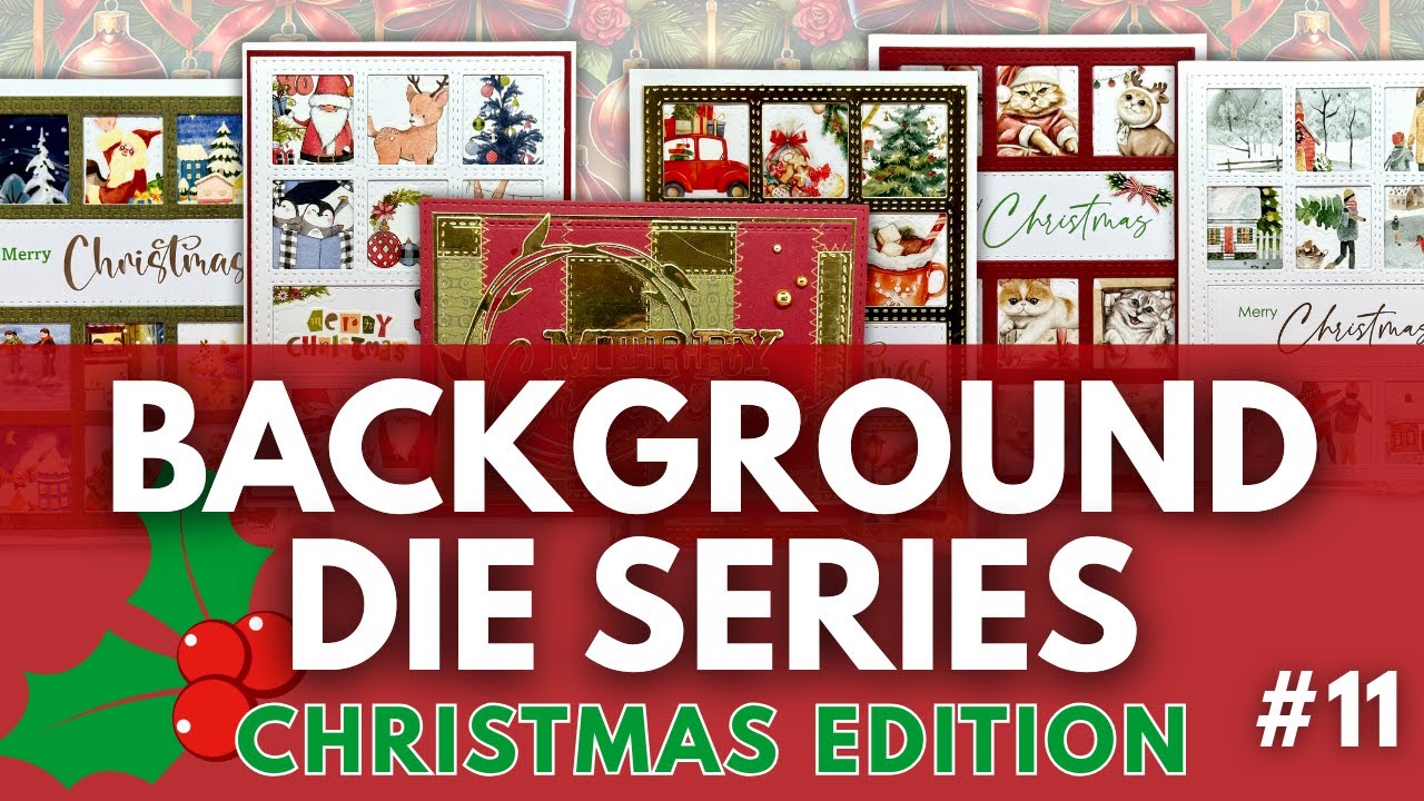 Create LOTS of CHRISTMAS CARDS with ONE Design! Plus 2 Bonus Cards from Scraps!