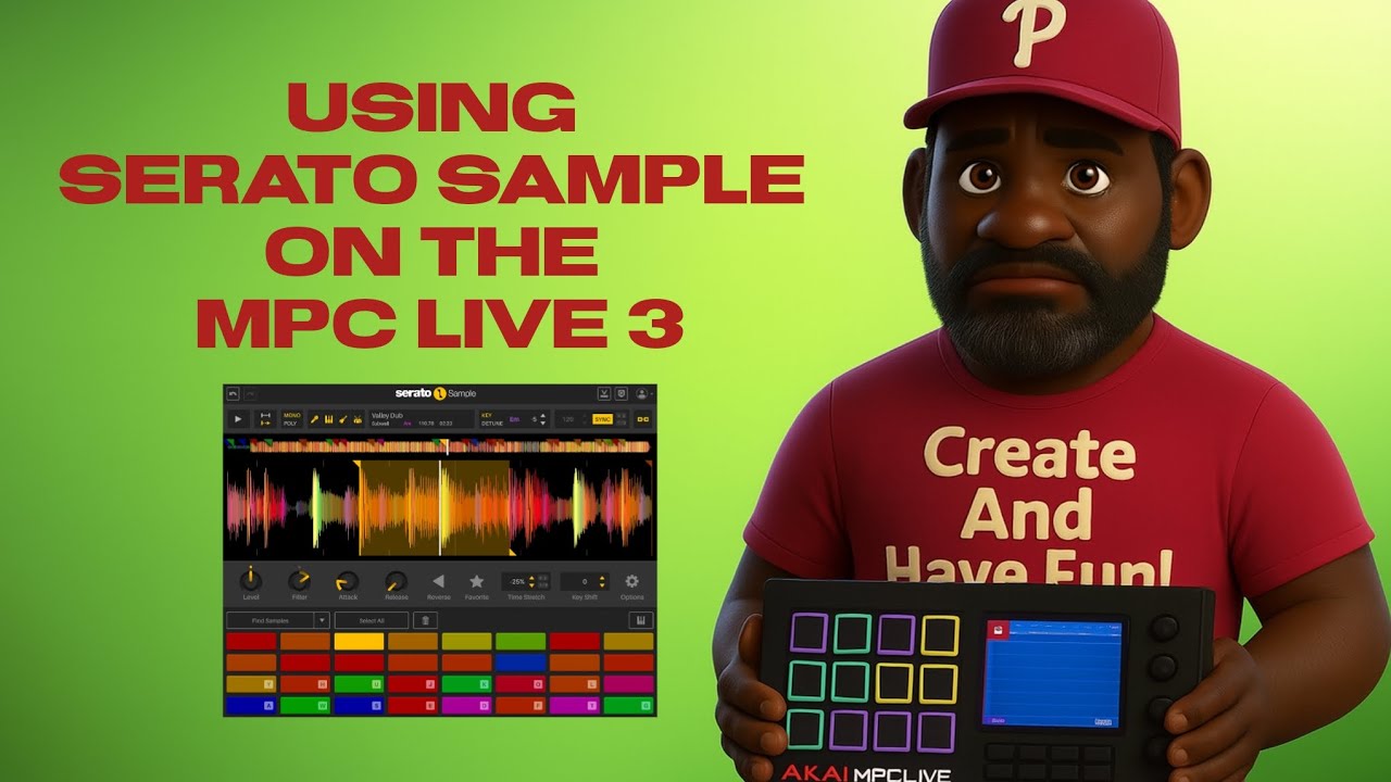 I Made A Beat Using Serato Sample On The MPC Live 3 Via USB-C!!🔥