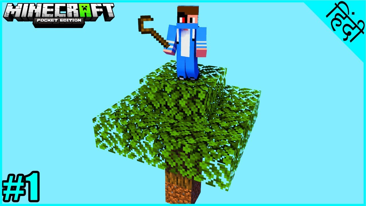 SkyFactory #1 - Starting New SkyFactory Adventure | Minecraft PE in Hindi