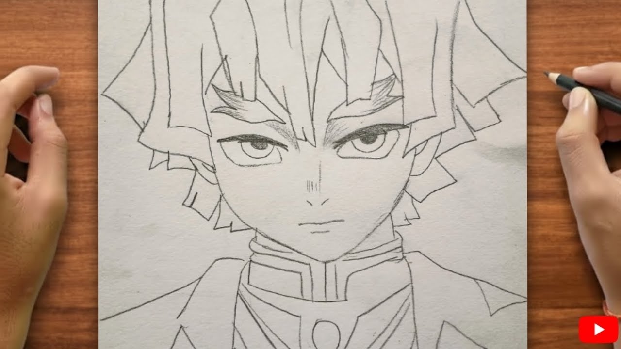How To Draw Zenitsu Agatsuma ⚡| Demon Slayer Anime Charecter Drawing | Anime Drawing Step By Step 