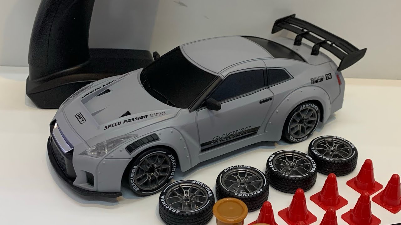 Unboxing Rc Drift Scale 1/24 GTR R35 Speed 20Km/h 