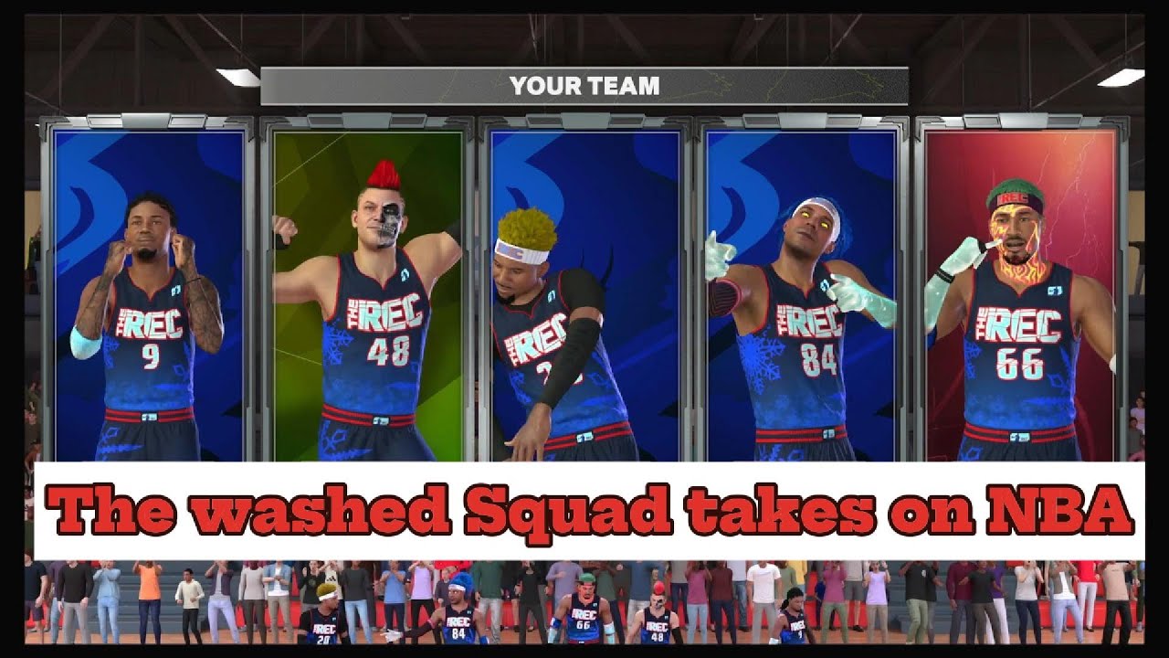 The Washed Squad takes on The Rec (NBA 2K26 gameplay)