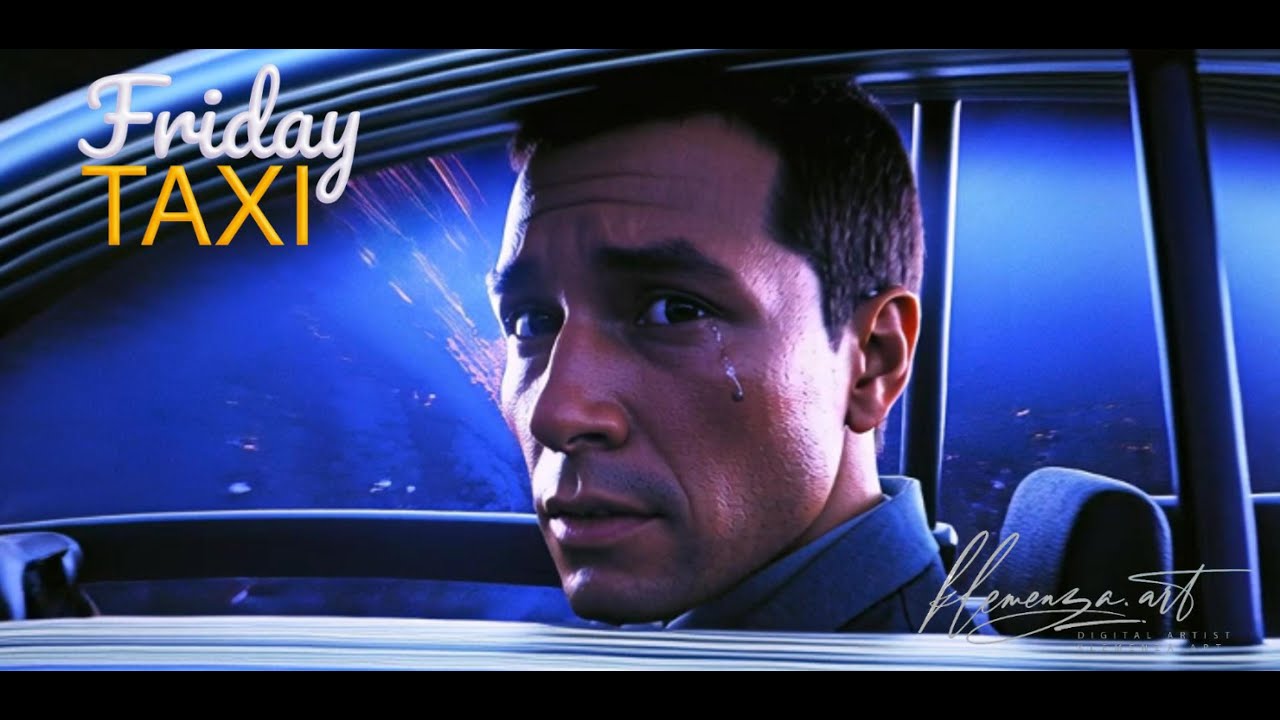 Friday Taxi: Warp-Speed Commute - By Morten Klementsen / klemenza.art