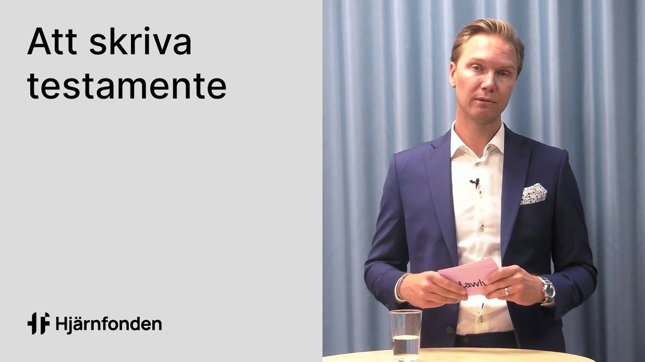 Att skriva testamente