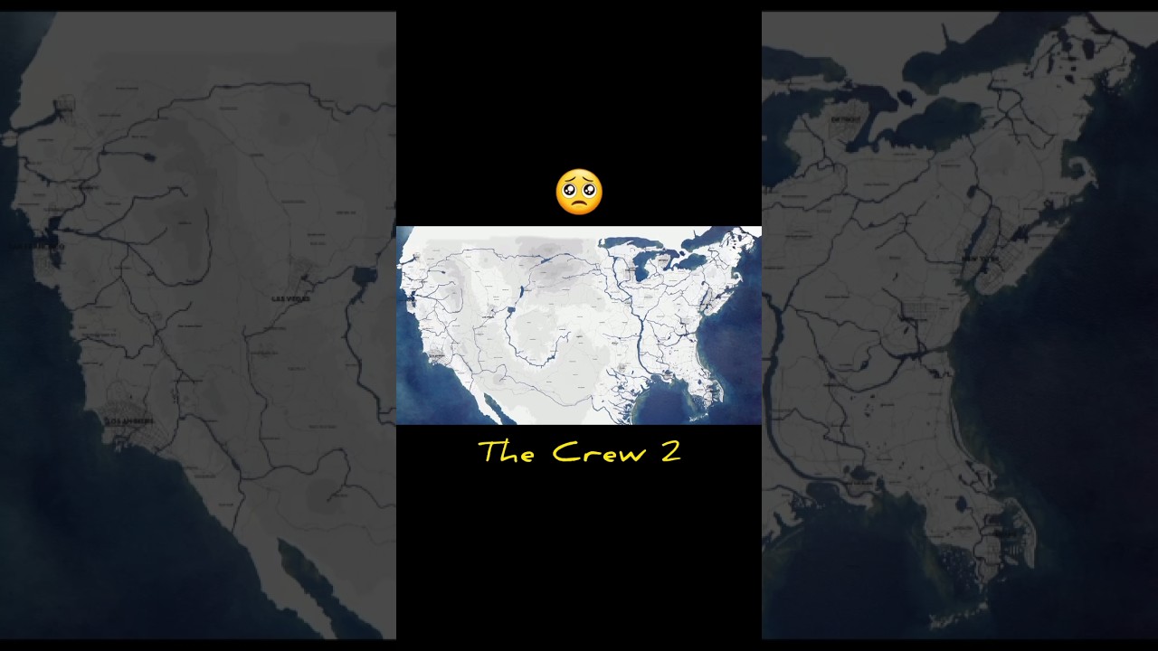 The Crew 2 vs The Crew Motorfest Map 👀 #shorts #thecrew2