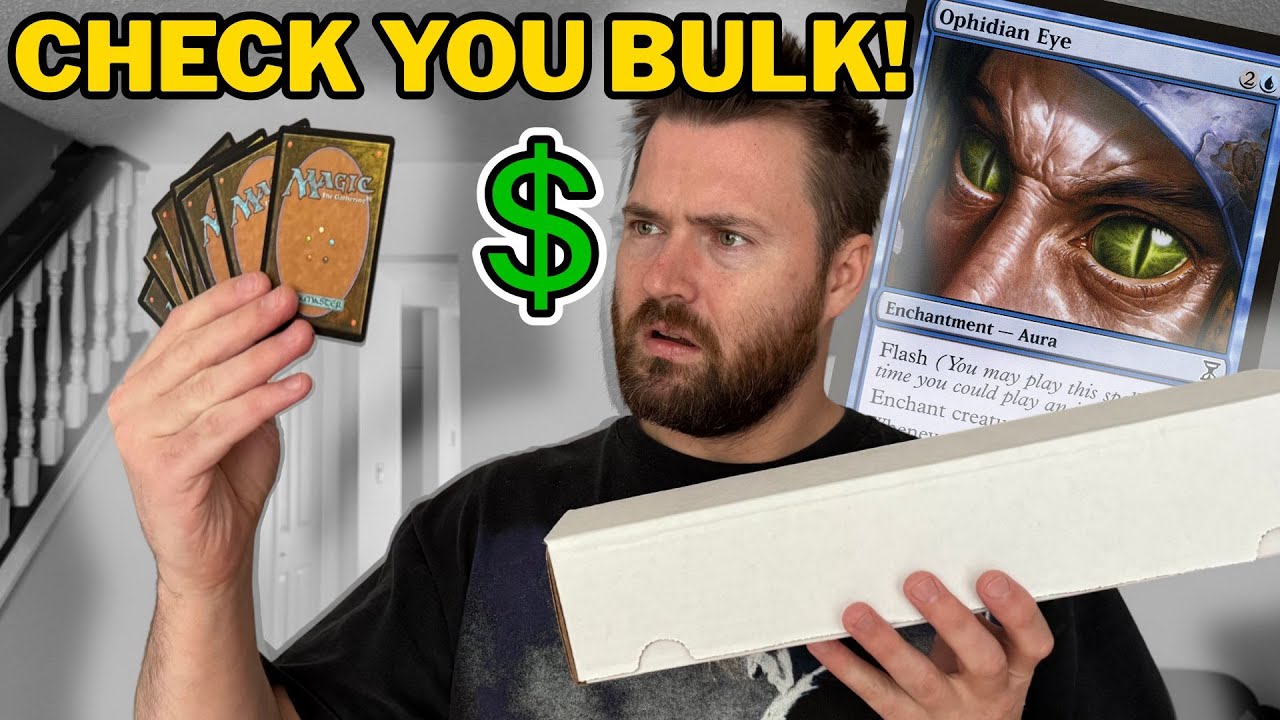 Check Your Bulk For These Common Cards Worth Money! Ophidian Eye!